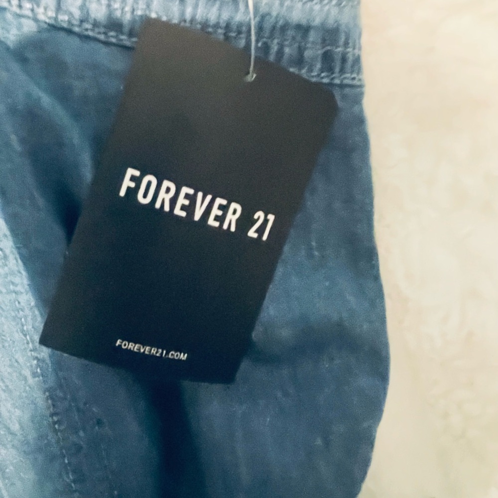 Forever 21 Blue Denim Apparel - Picture 2 of 13